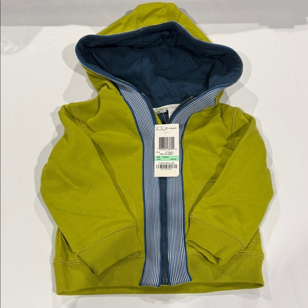 First Impressions Green and Blue Hoodie